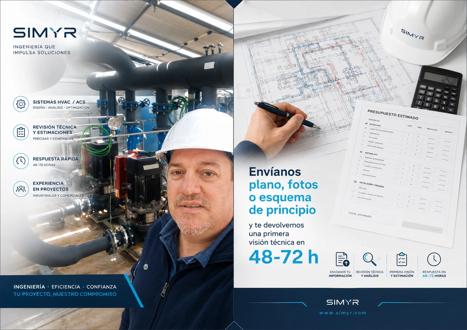 Revisión técnica a partir de planos, fotos o esquemas