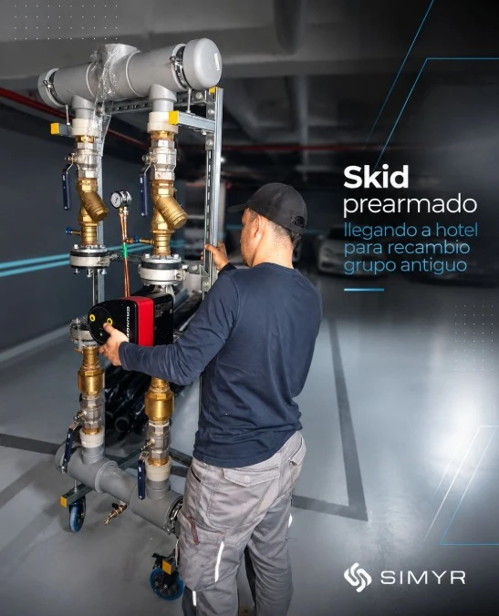 Skid prearmado para renovación